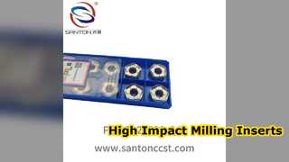 Insertos de fresado W Co Ti de alto impacto PNGG120530