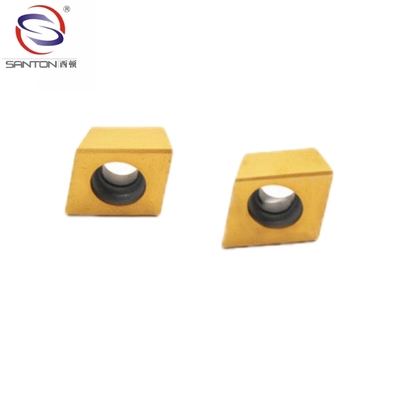 comprar El carburo indexable del grado P25 y K30 inserta el alto CVD del acero de manganeso de 91,5 HRA cubierto online manufacture