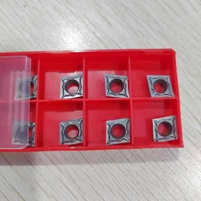 El carburo de tungsteno de torneado de 80 del grado ST1015 partes movibles del diamante inserta el acero inoxidable de acero de CCGT09T302-UM semielaborado