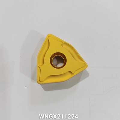 Dureza 91.8 HRA Insertos de carburo cementado recubiertos sin recubrimiento 3pcs/caja para mecanizado de precisión