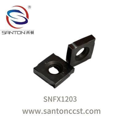 Un buen precio. Insertos de fresado de carburo con recubrimiento CVD resistente al desgaste de tres filos para fresado CNC en línea